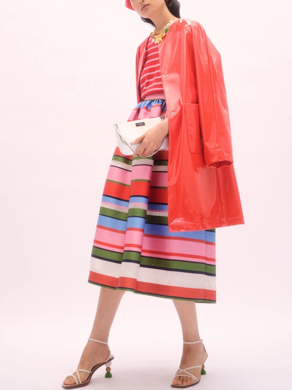 Kate Spade Sunday Stripe Midi Skirt  (6)